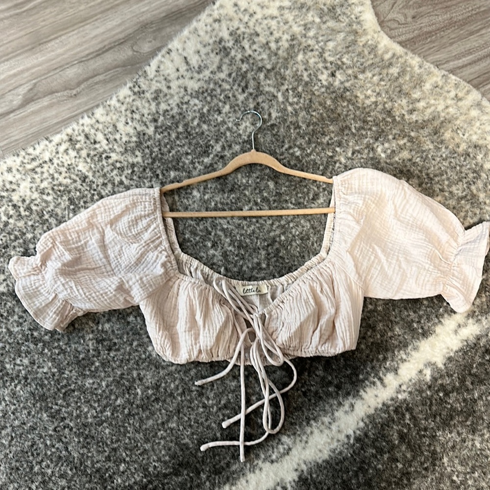 Little Lie Tie Up Top